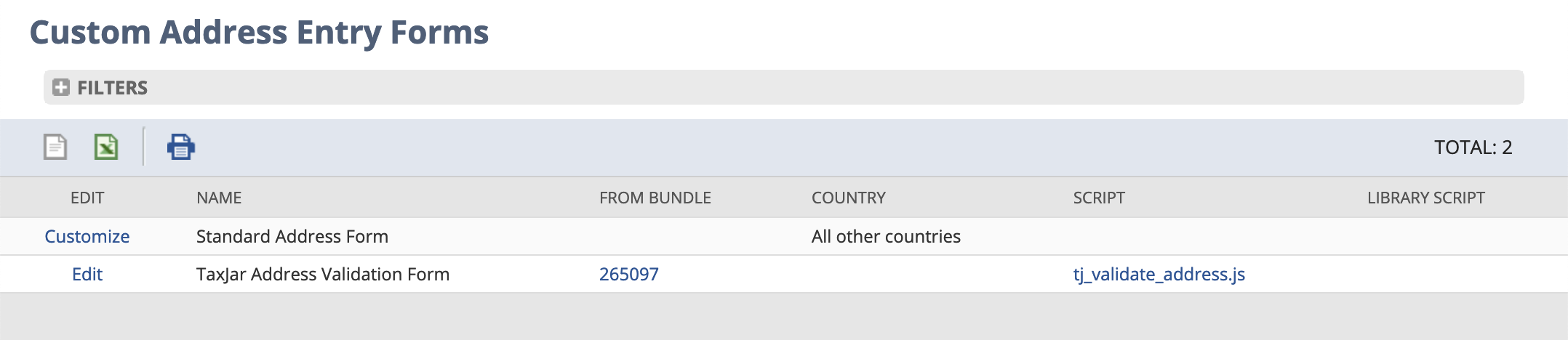 TaxJar Address Validation Form