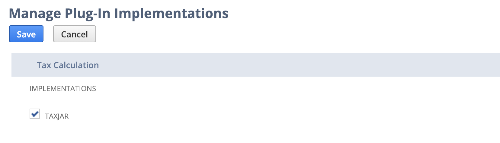 TaxJar Tax Calculation Plugin Implementation for SuiteTax